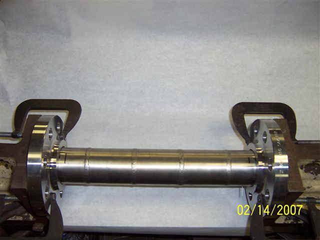 Assembly with flanges